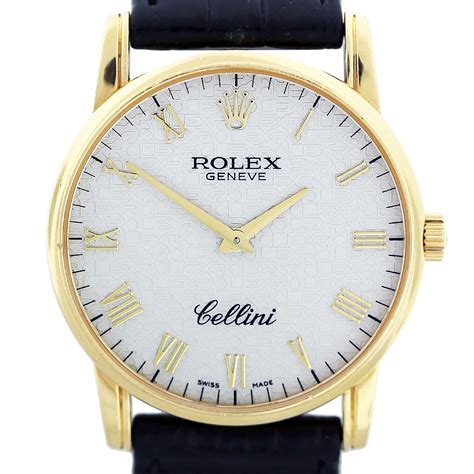 rolex cellini 18k gold price|pre owned Rolex cellini.